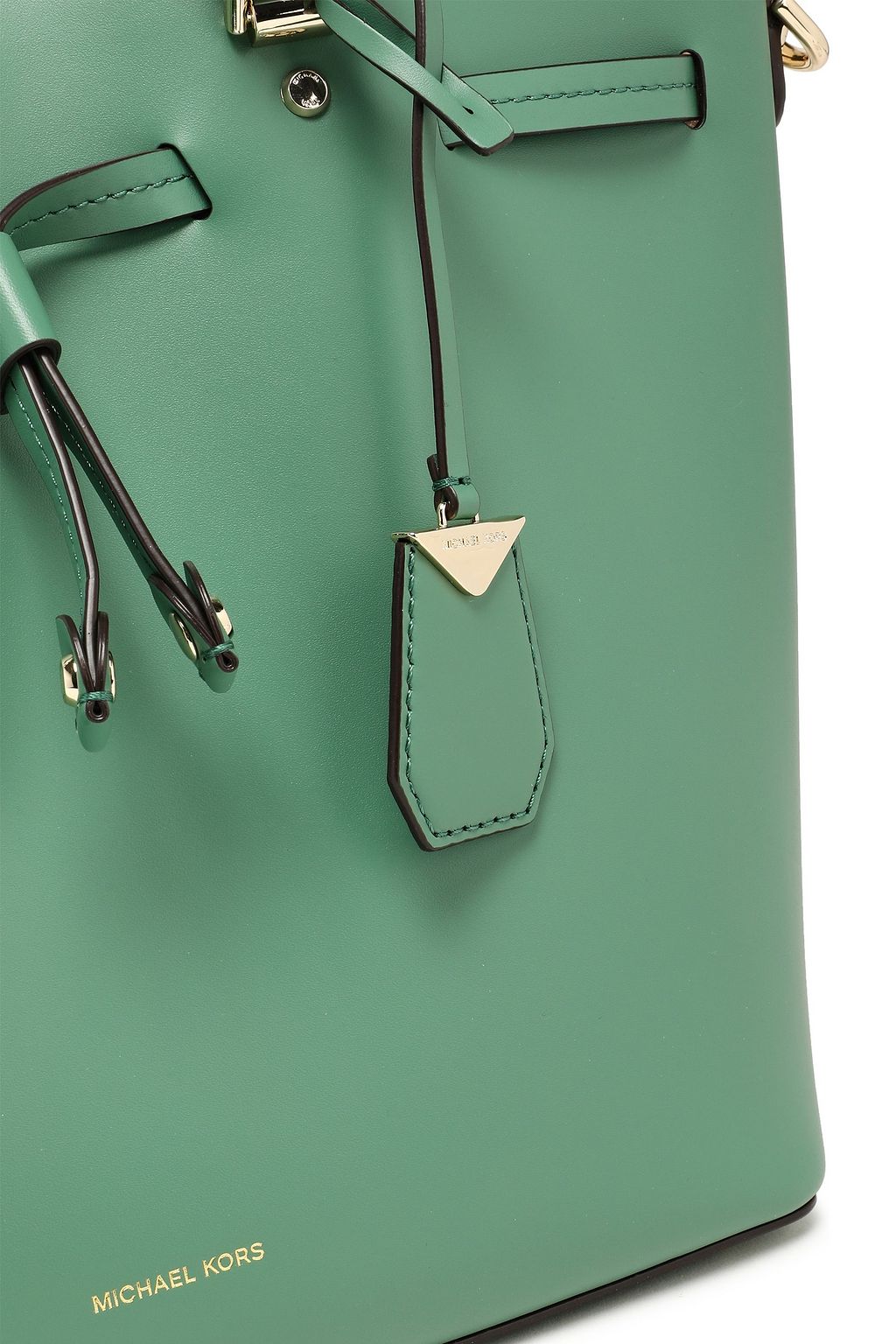 MICHAEL MICHAEL KORS Blakely braid-trimmed leather shoulder bag