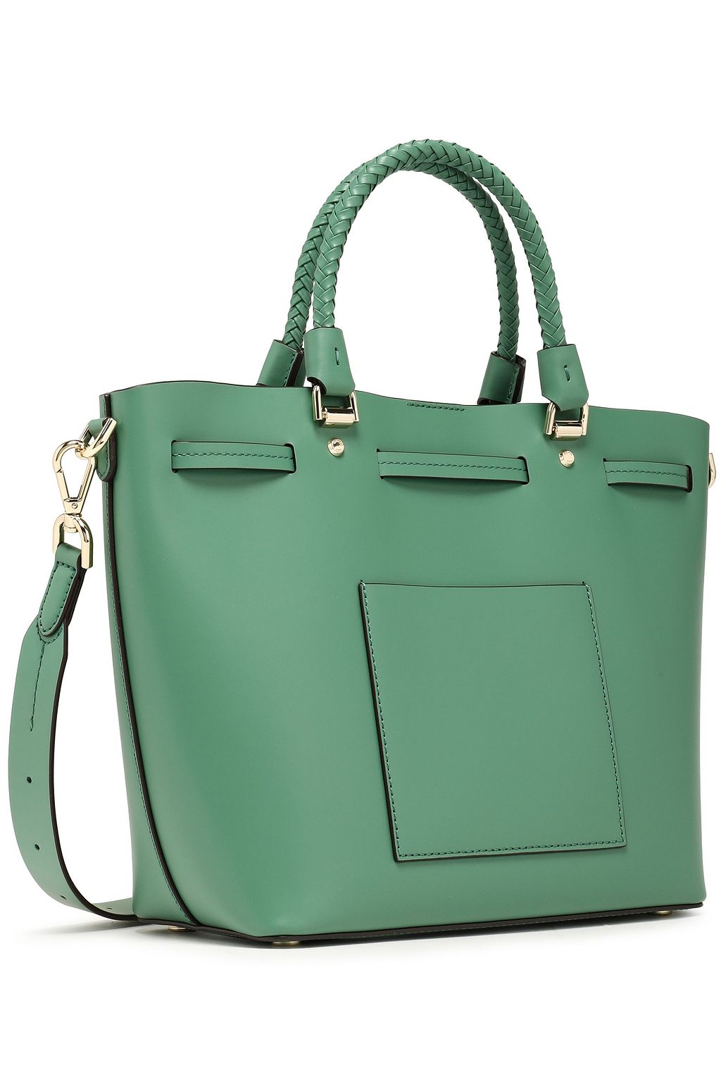 MICHAEL MICHAEL KORS Blakely braid-trimmed leather shoulder bag
