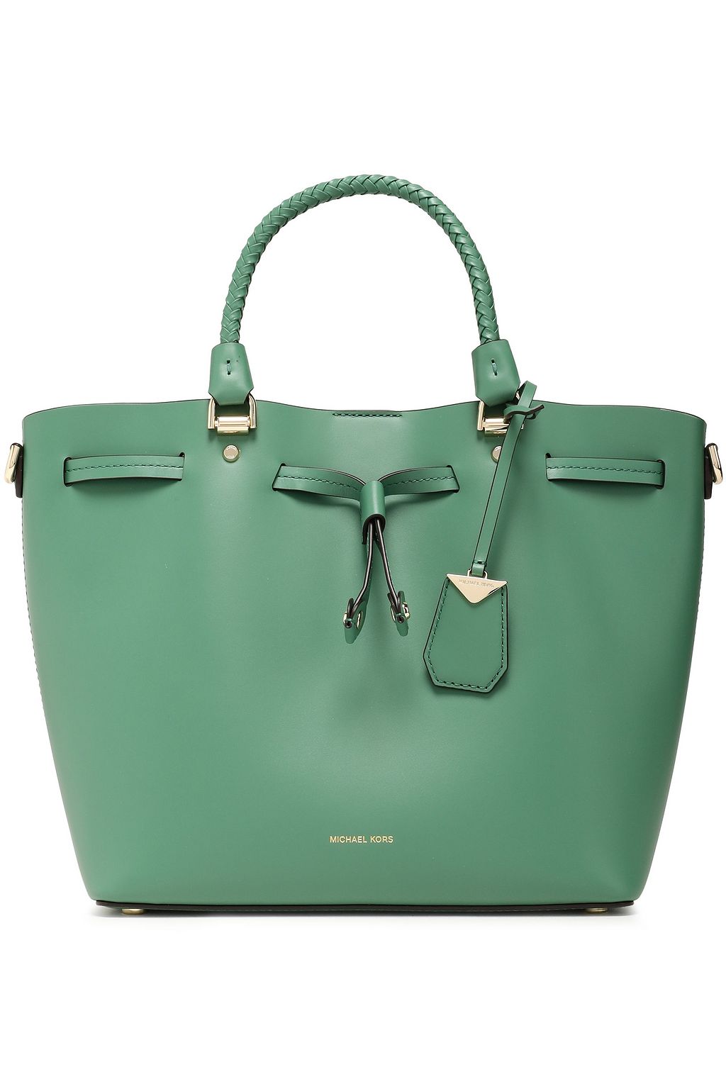 MICHAEL MICHAEL KORS Blakely braid-trimmed leather shoulder bag