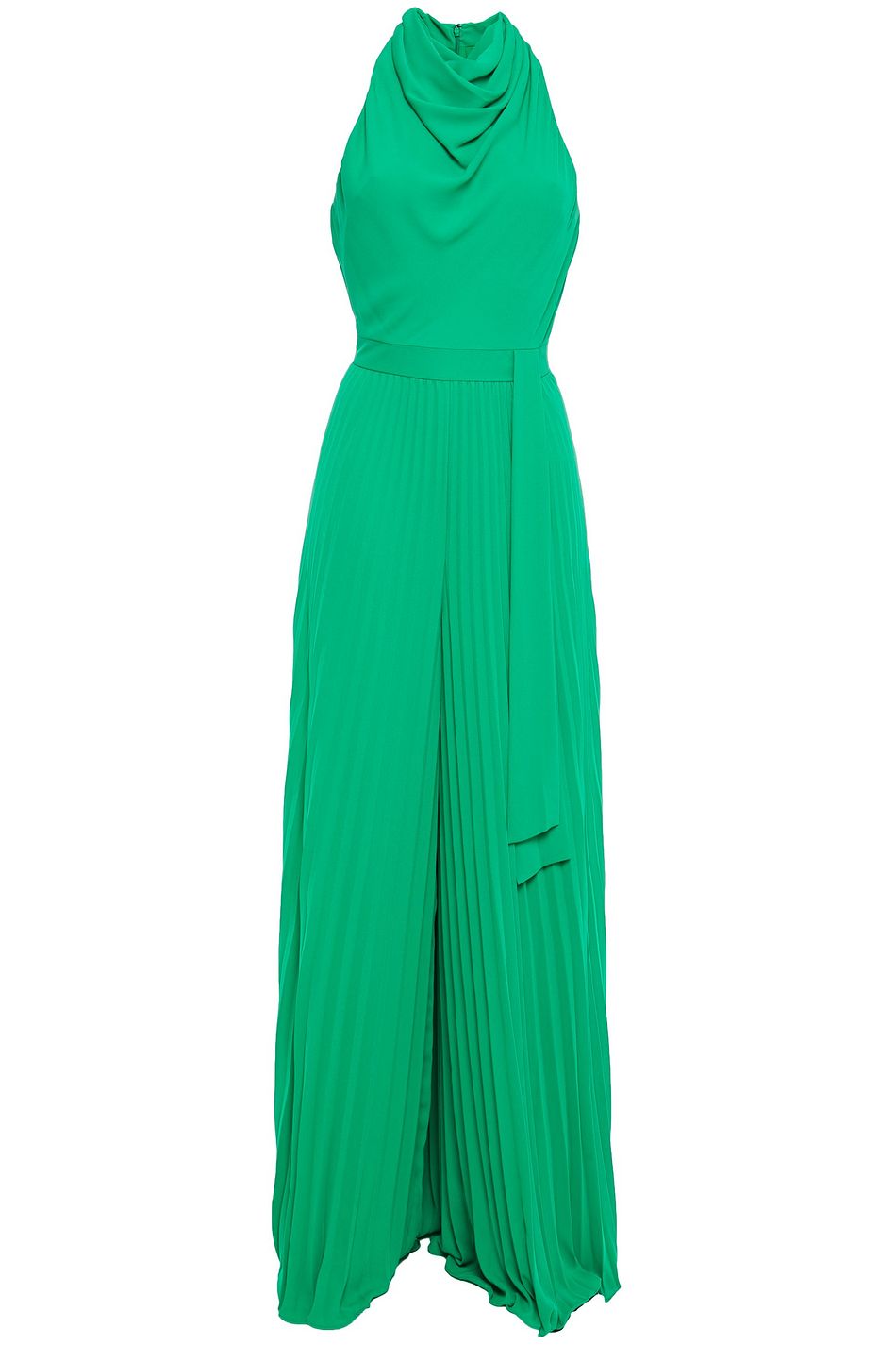 halston heritage crepe jumpsuit