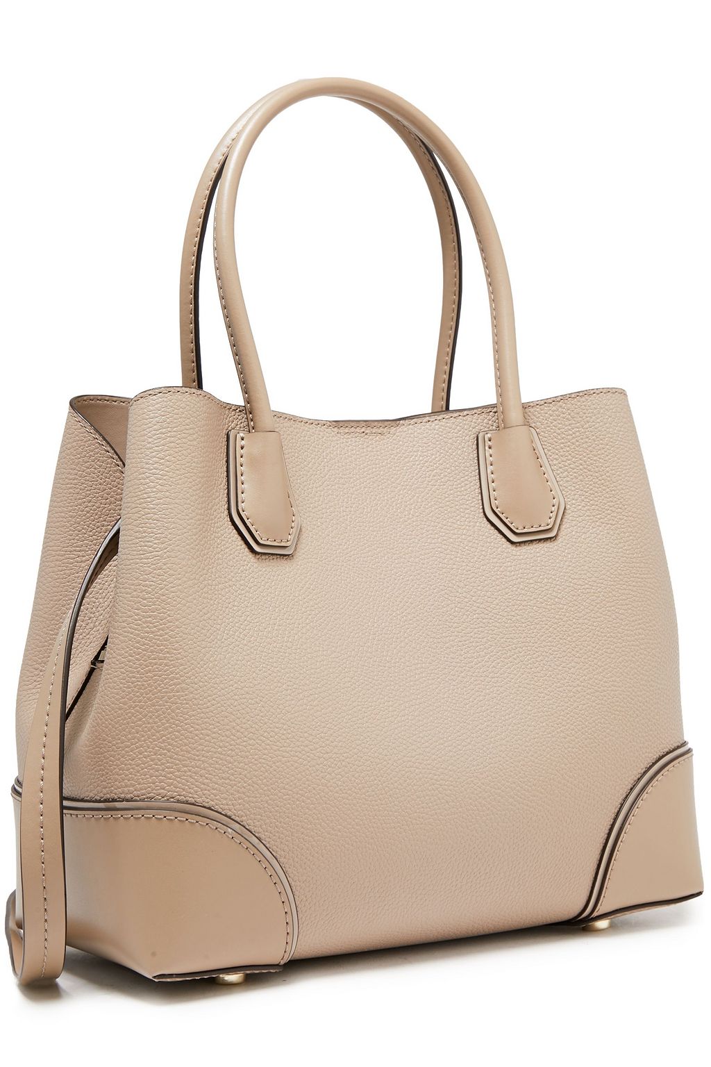 MICHAEL MICHAEL KORS Smooth and textured-leather shoulder bag