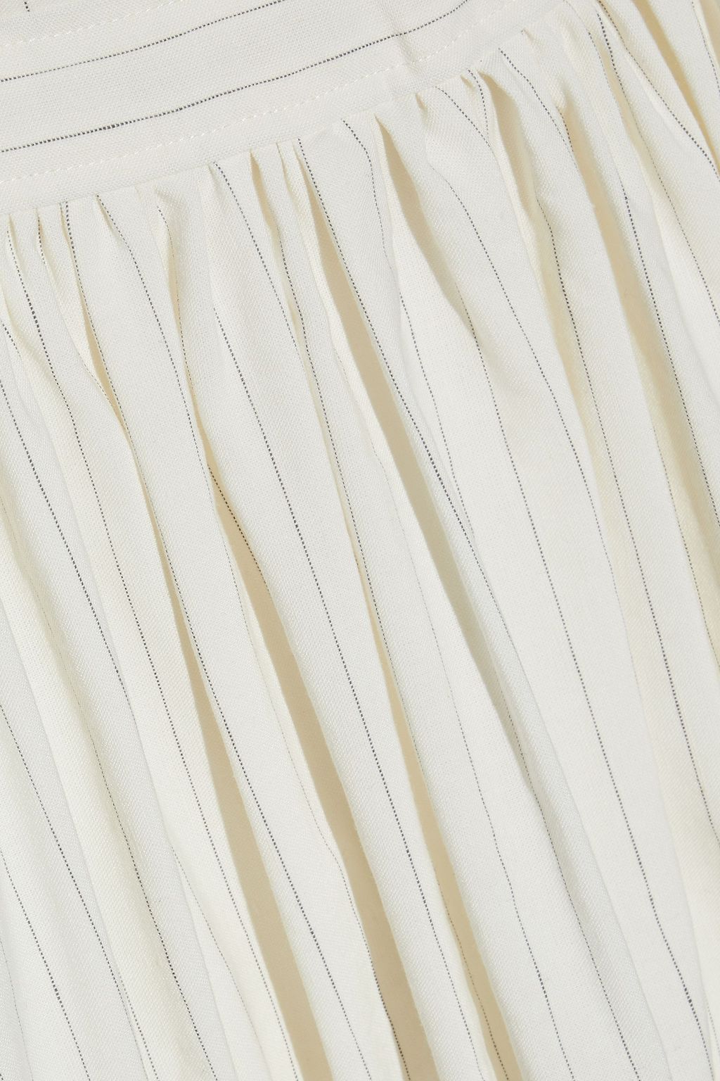 MARISSA WEBB Seraphina gathered pinstriped woven midi dress