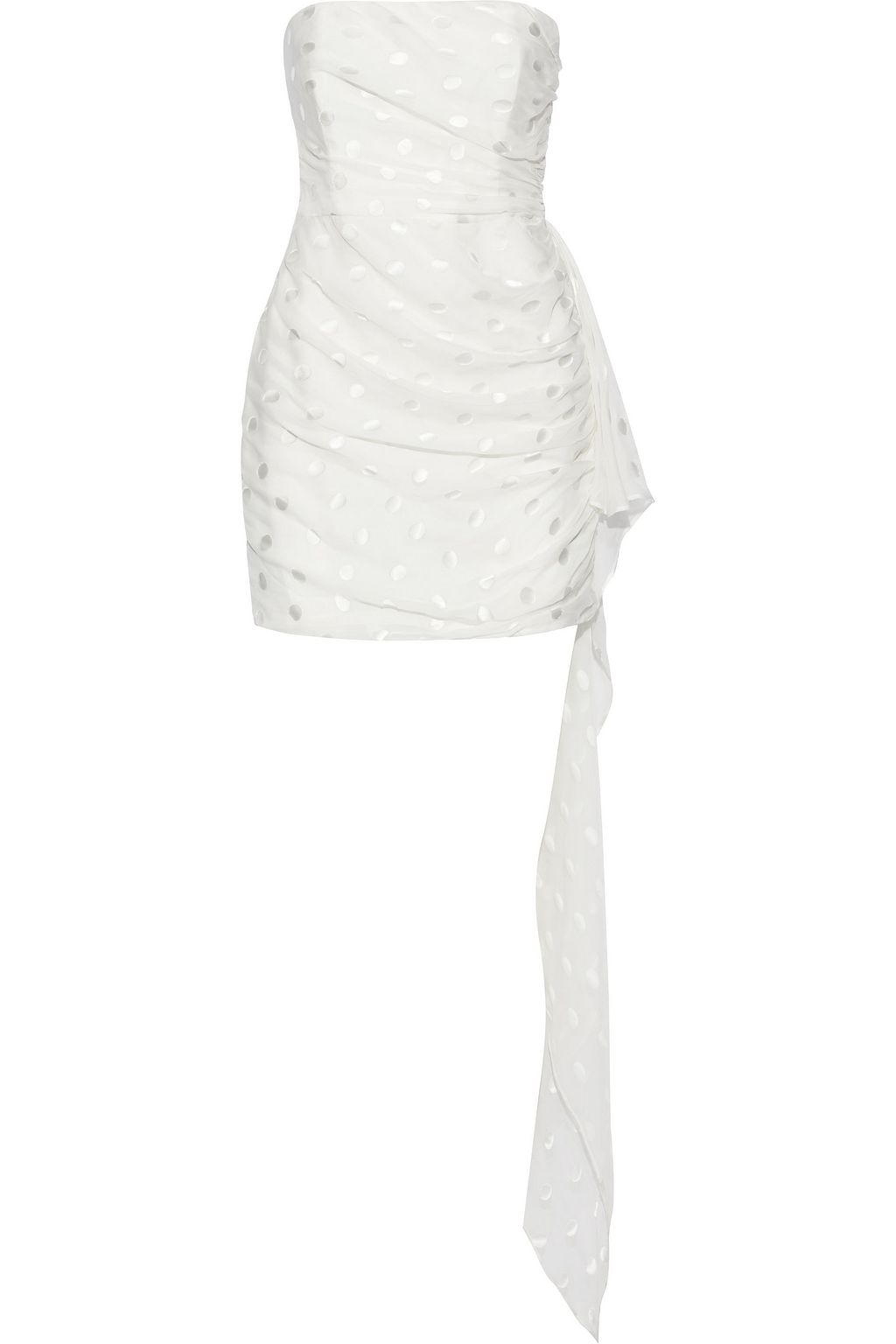 michelle mason strapless dress