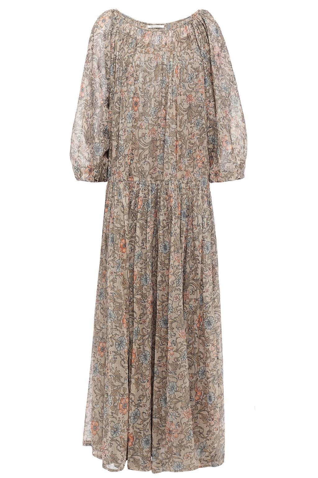 designer floral maxi dress