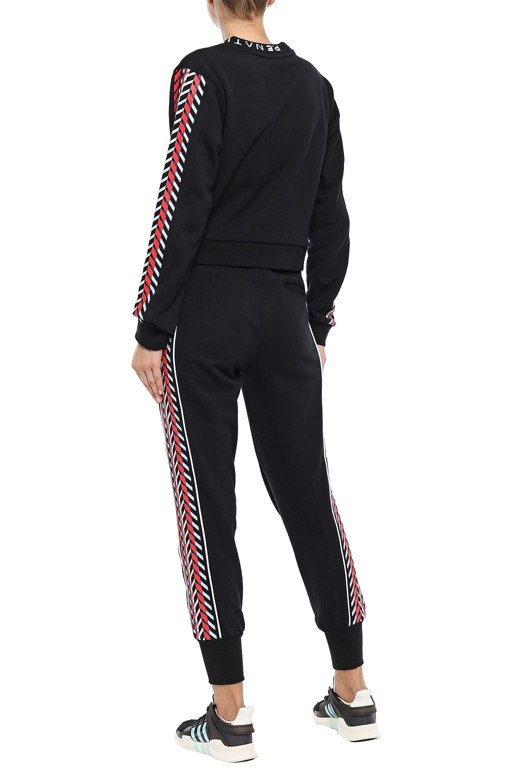 P.E NATION Printed French cotton-terry sweatshirt