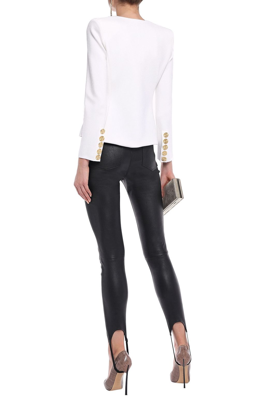 ALEXANDRE VAUTHIER Double-breasted stretch-knit blazer