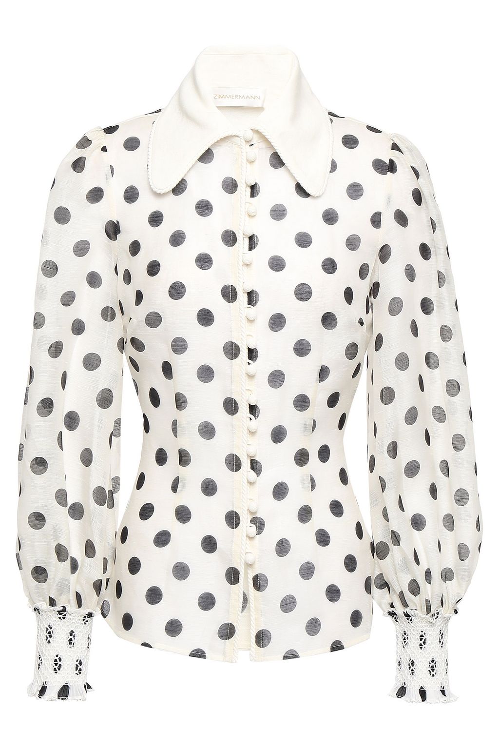 zimmermann polka dot top