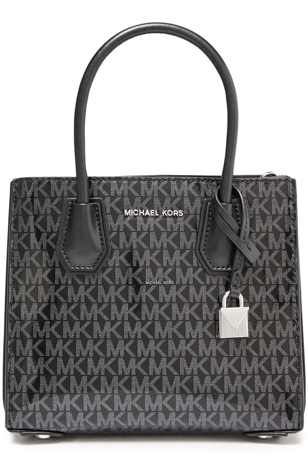 michael kors black patent leather purse