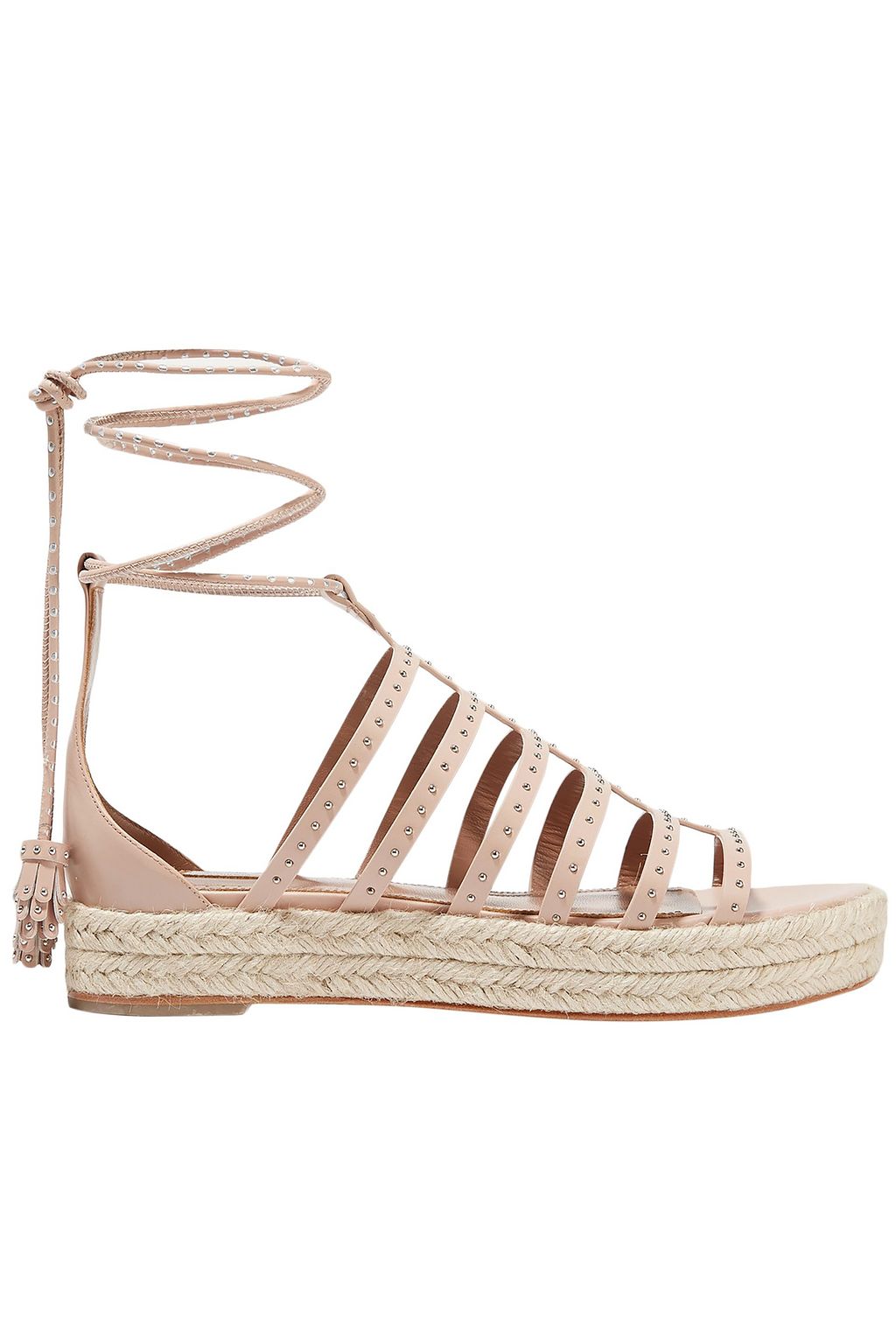 studded platform espadrilles