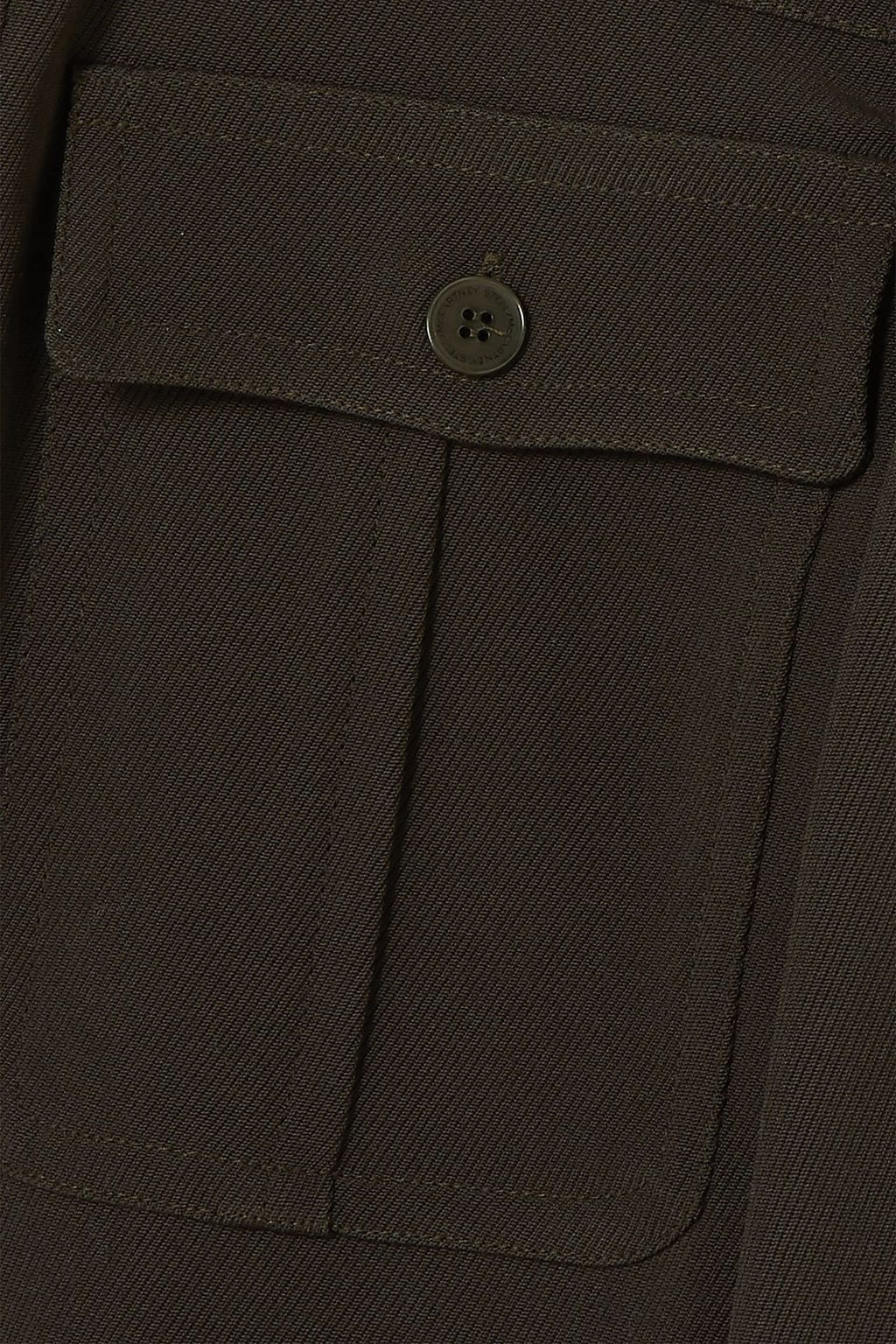 STELLA MCCARTNEY Wool-twill shirt
