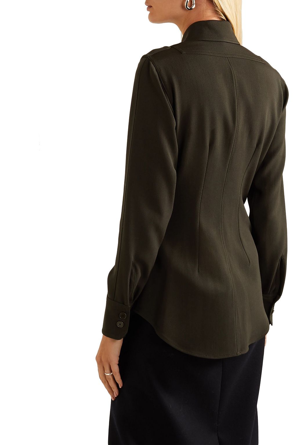 STELLA MCCARTNEY Wool-twill shirt