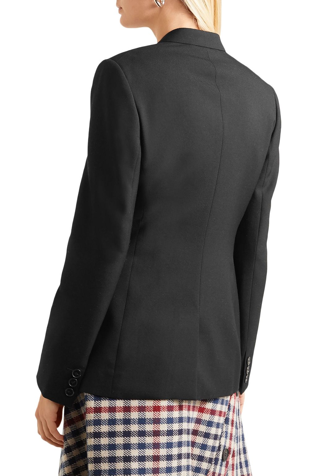STELLA MCCARTNEY Double-breasted wool-twill blazer