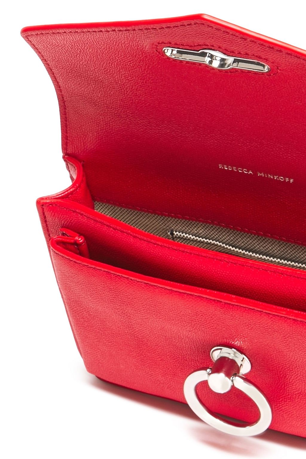 REBECCA MINKOFF Pebbled-leather shoulder bag