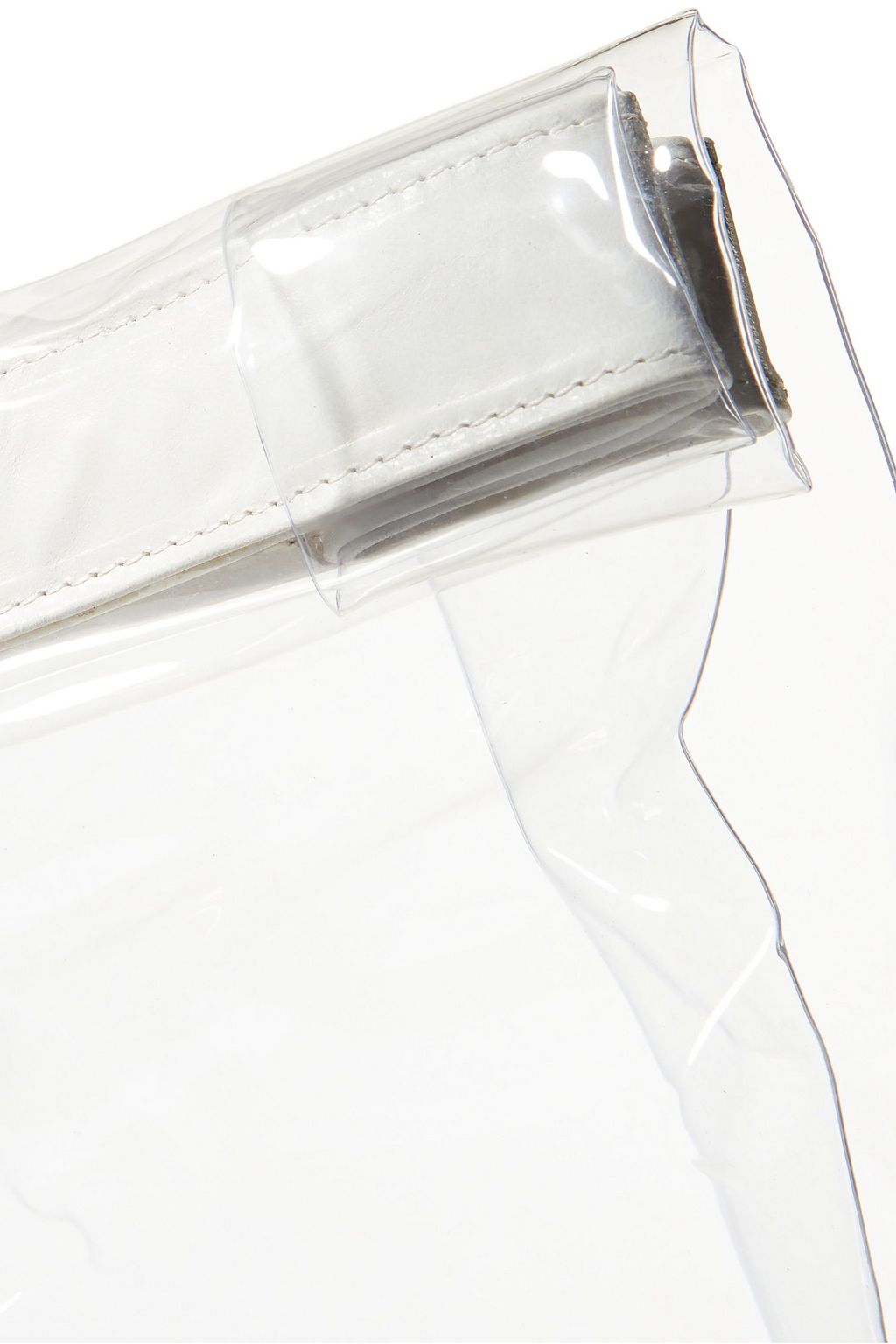 SIMON MILLER Lunchbag 30 leather-trimmed PVC clutch