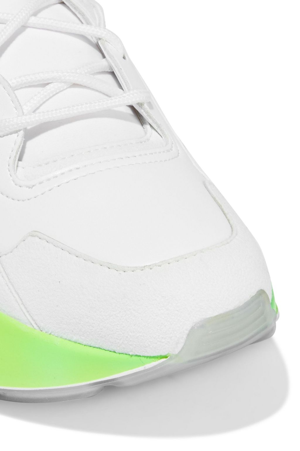 STELLA MCCARTNEY Eclypse neoprene, faux suede and faux leather sneakers