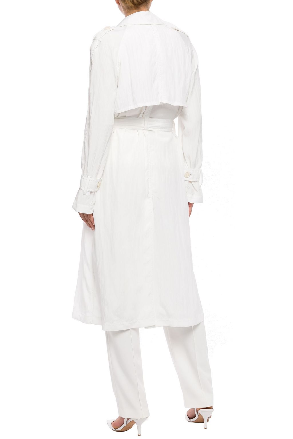 HELMUT LANG Belted shell trench coat