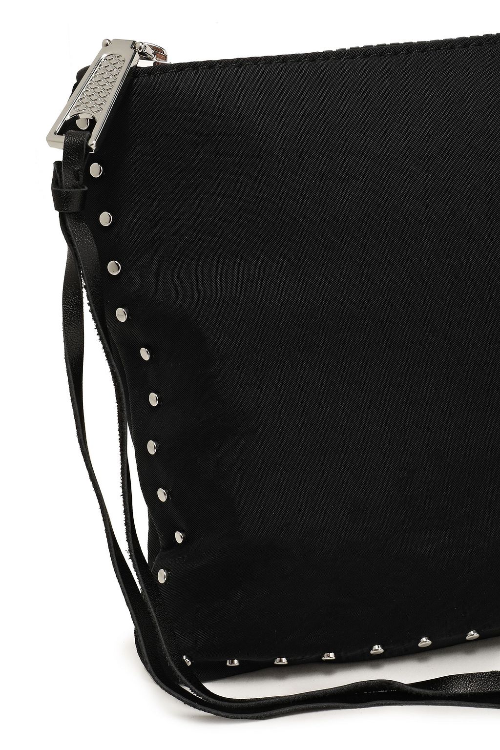 REBECCA MINKOFF Studded crinkled-shell shoulder bag