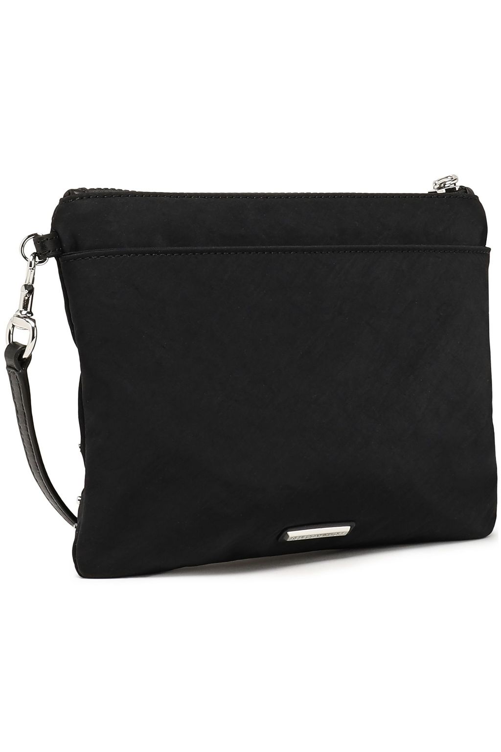 REBECCA MINKOFF Studded crinkled-shell shoulder bag