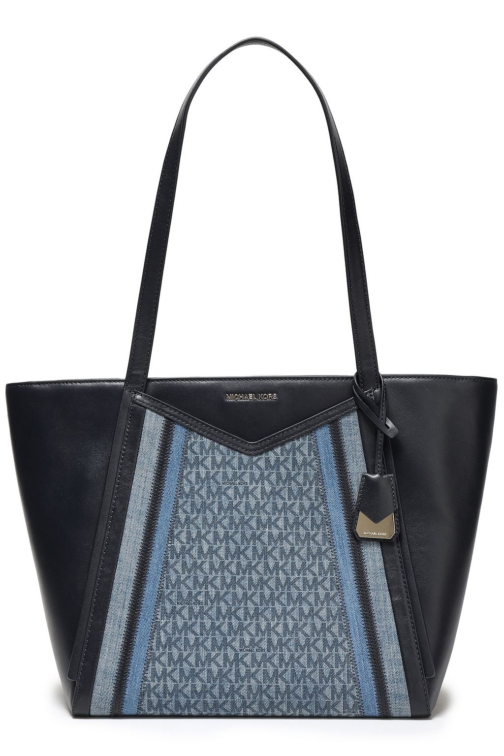 michael kors denim tote