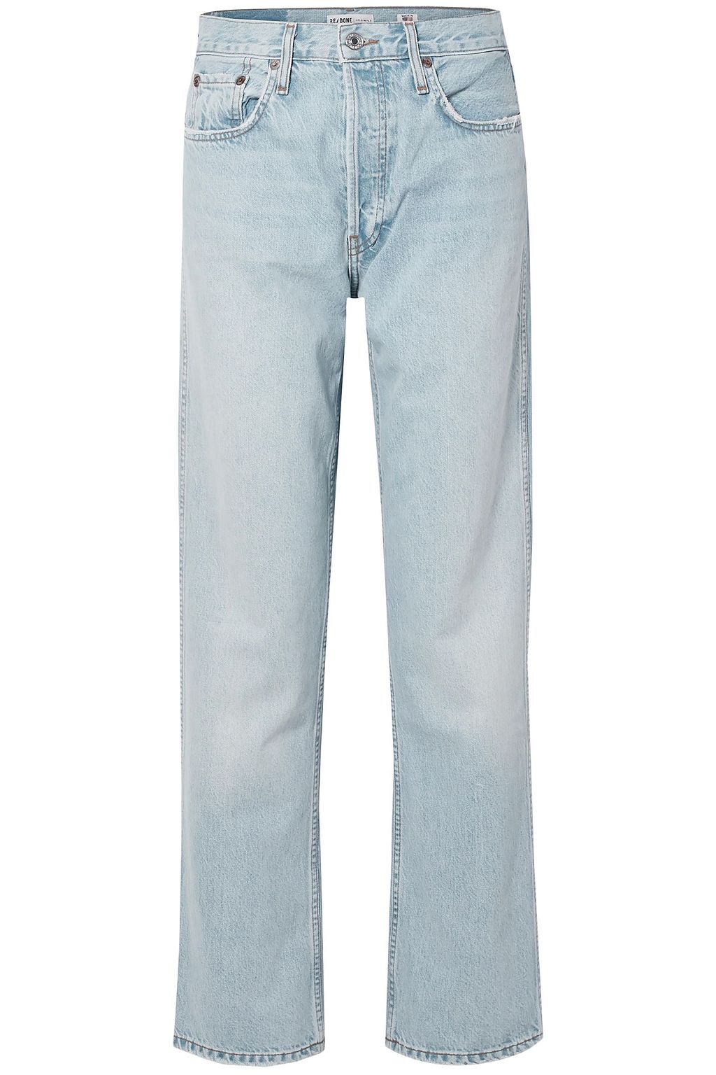 mid rise straight leg jeans