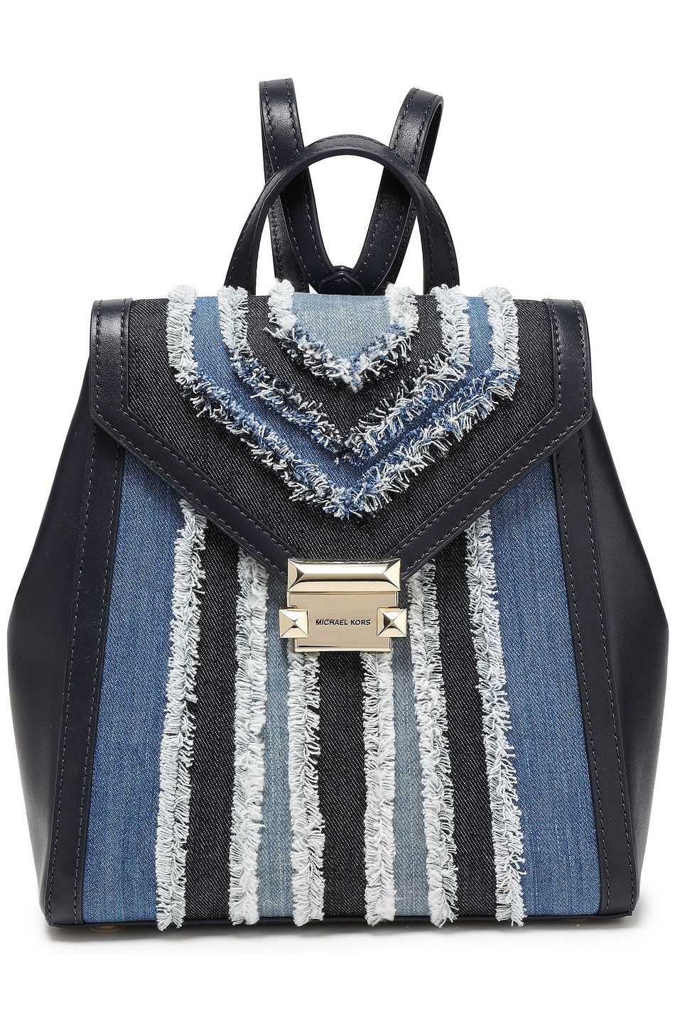 michael kors denim tote bag