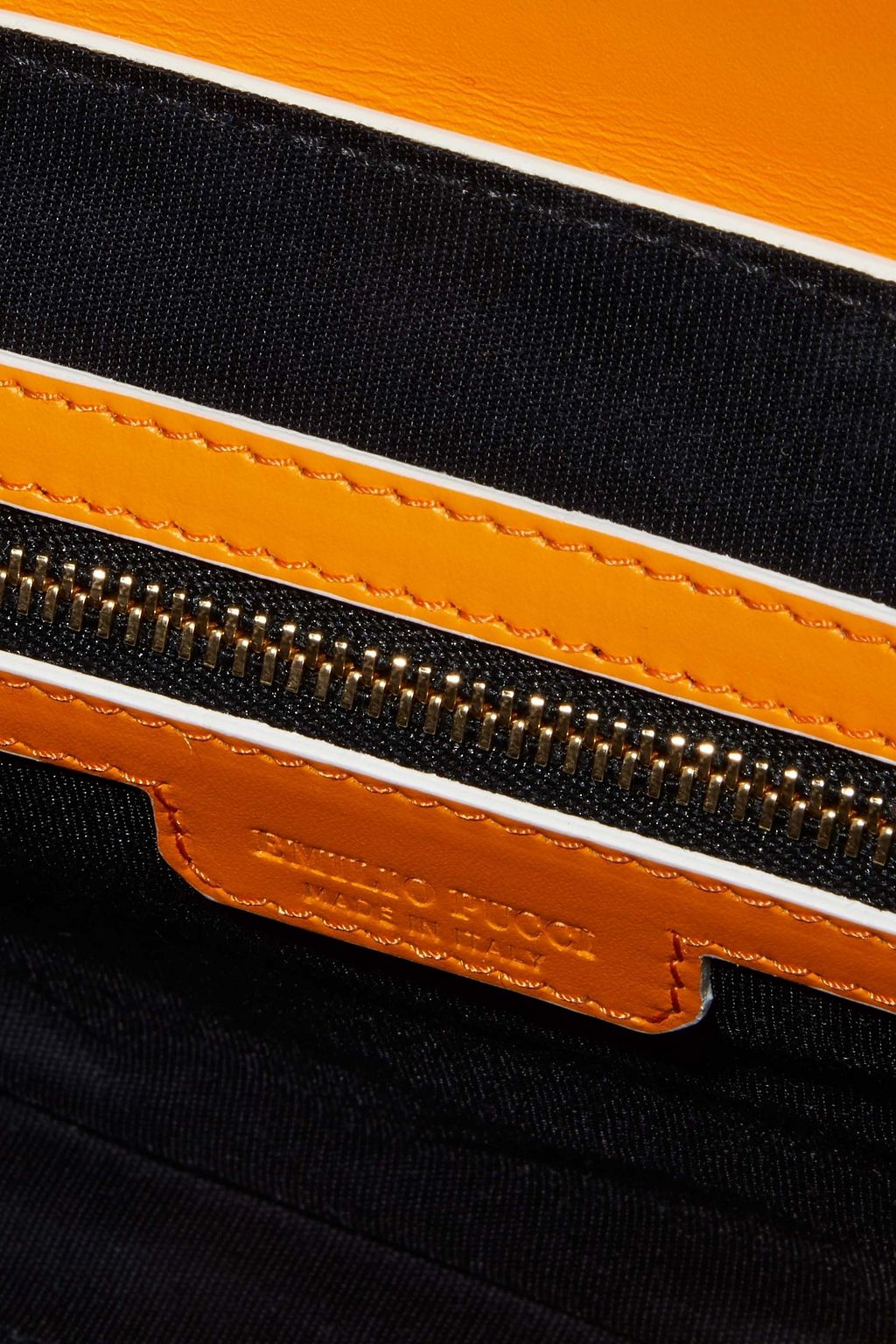 PUCCI Pilot mini color-block leather shoulder bag