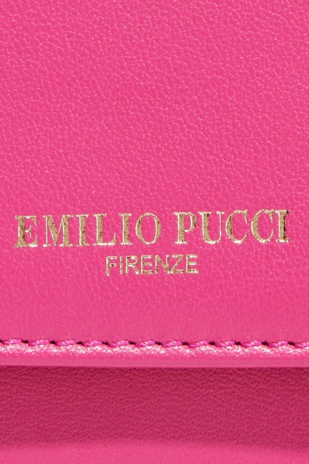 PUCCI Leather continental wallet