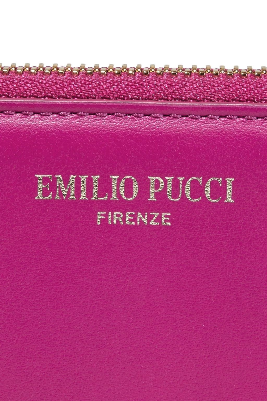 PUCCI Leather continental wallet