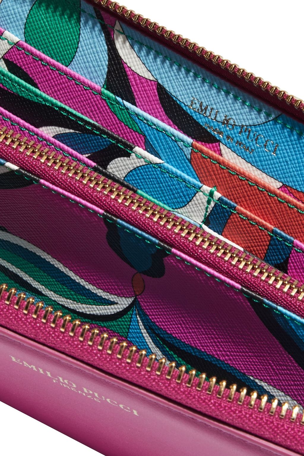 PUCCI Leather continental wallet