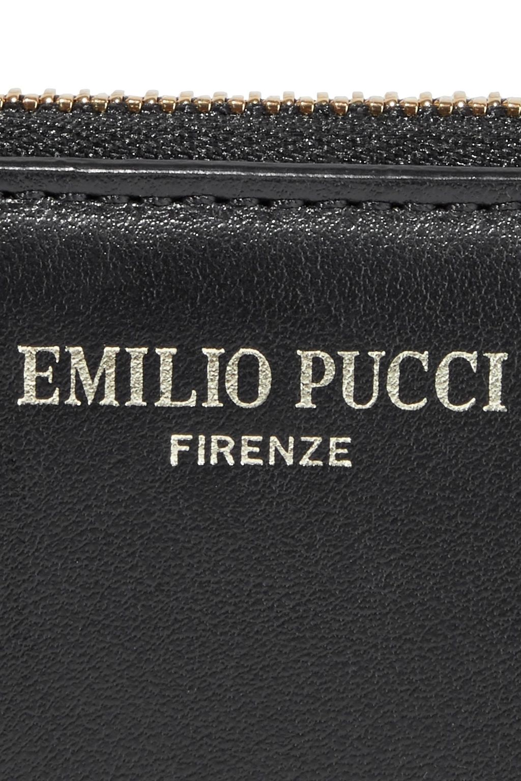 PUCCI Leather continental wallet