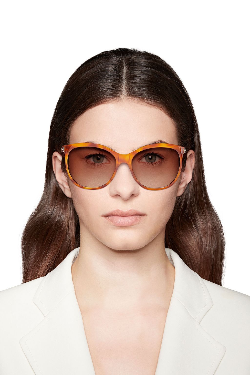 TOM FORD Geraldine round-frame tortoiseshell acetate sunglasses