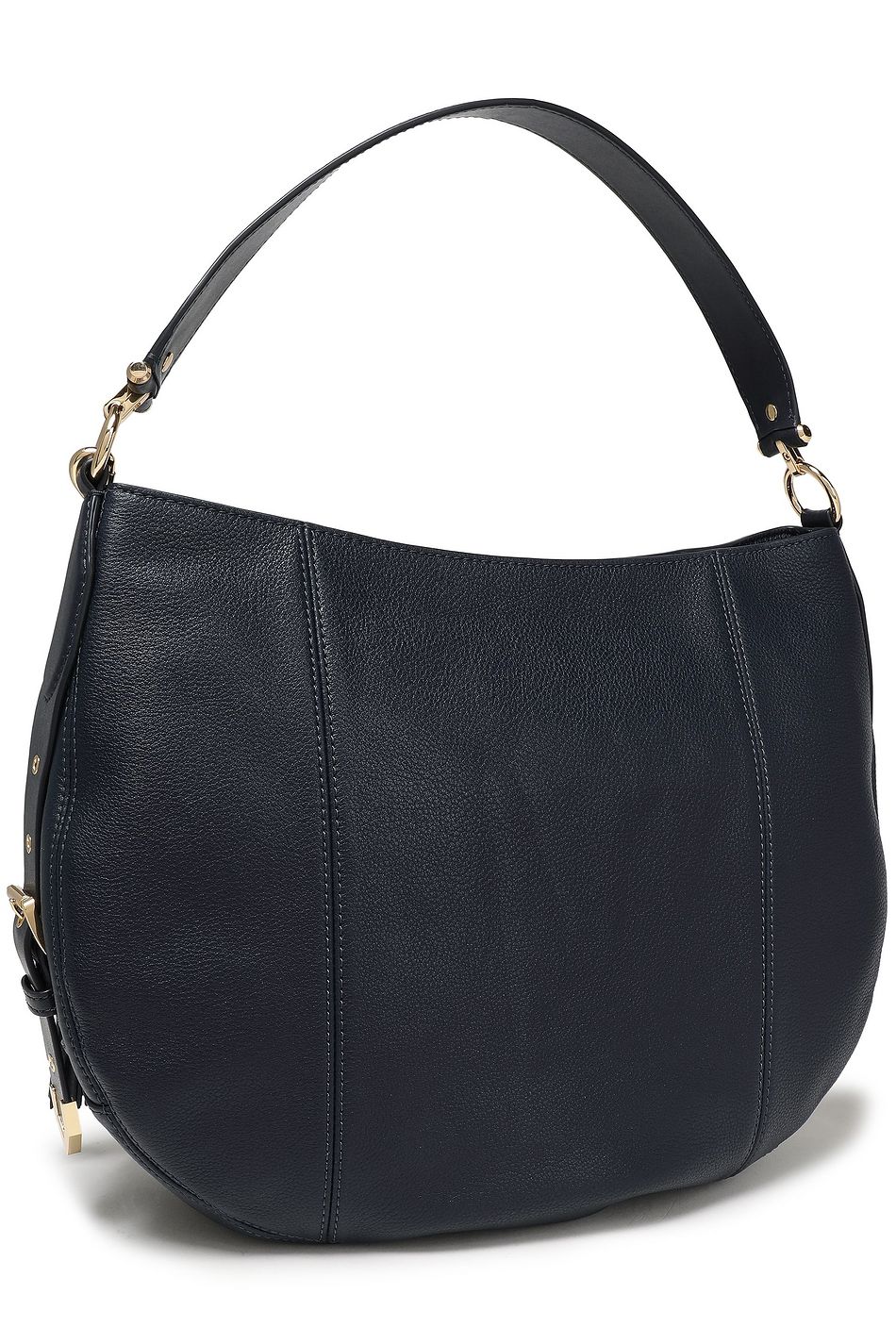 michael michael kors brooke large pebbled leather shoulder bag
