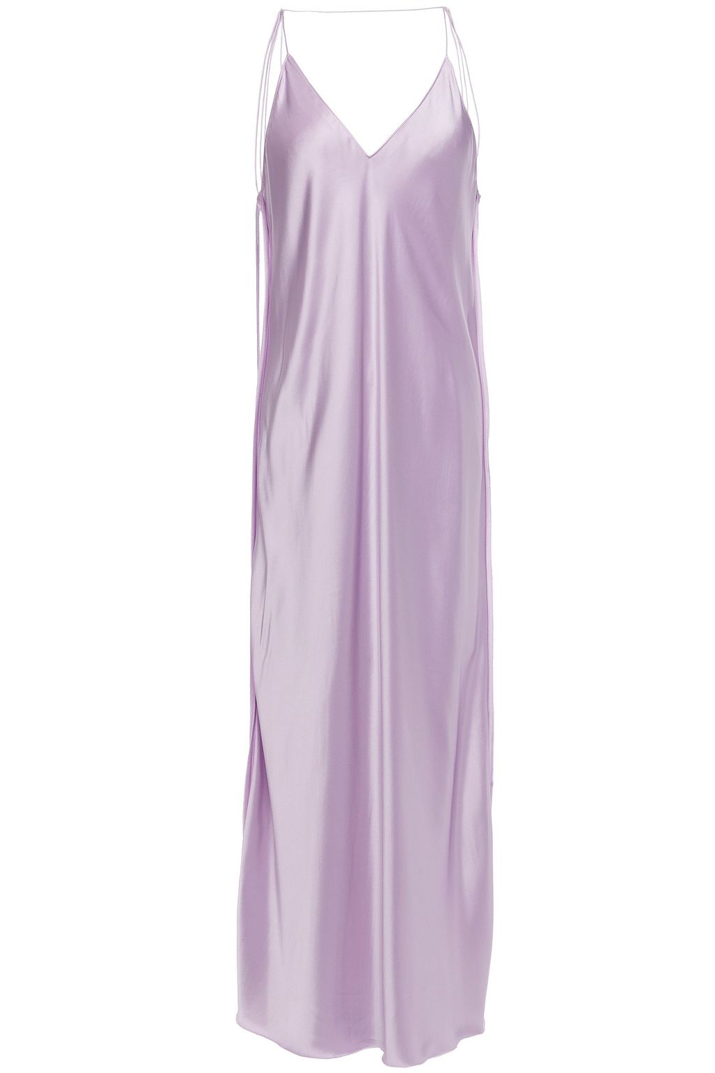 purple slip dress silk