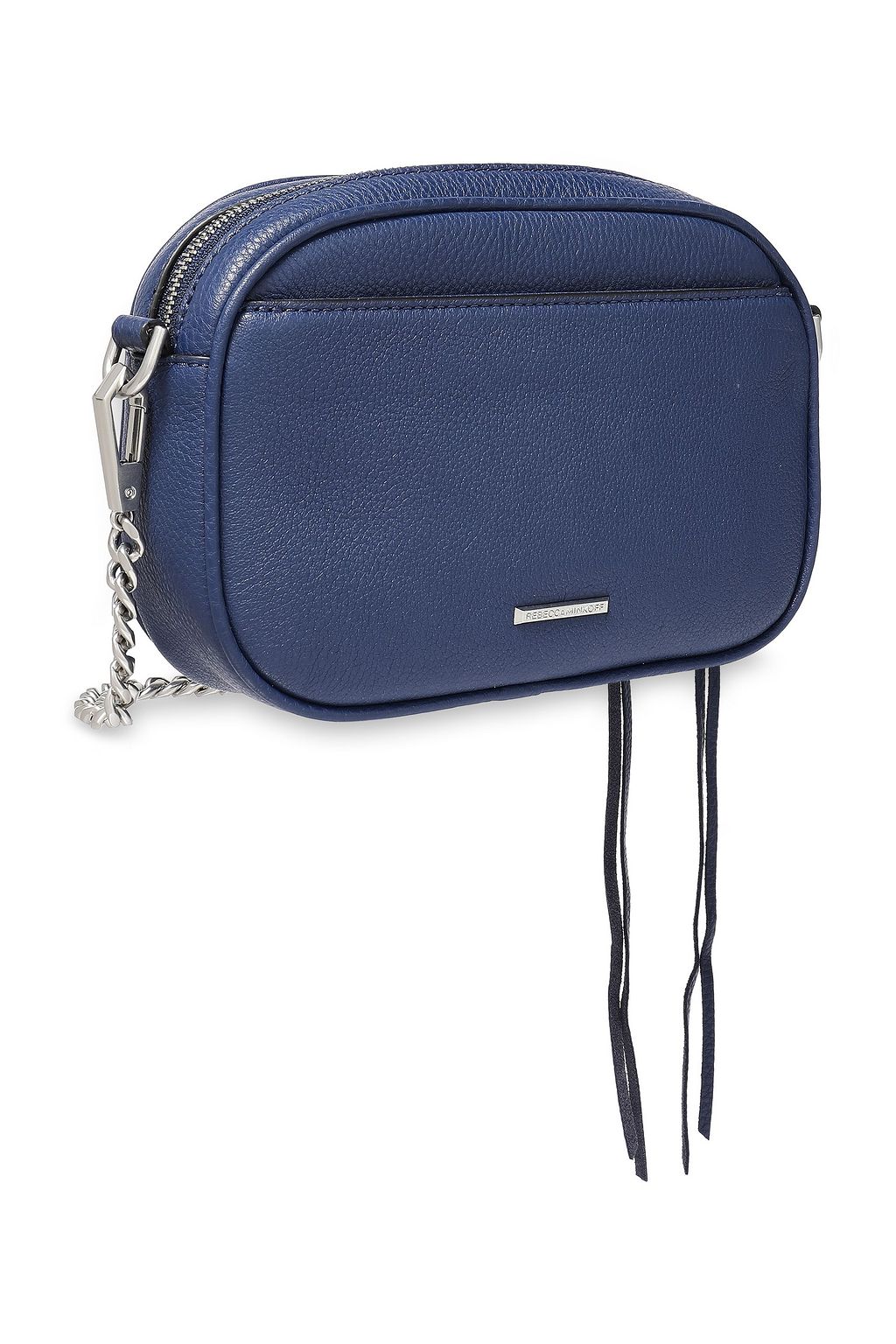 REBECCA MINKOFF Studded textured-leather shoulder bag