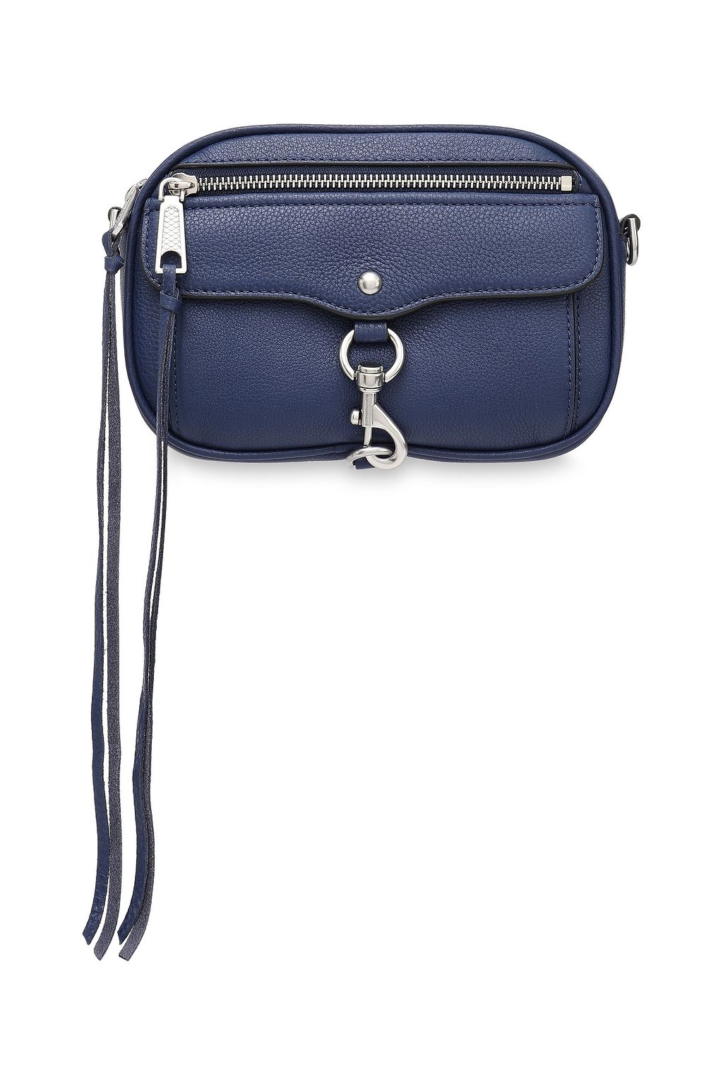 REBECCA MINKOFF Studded textured-leather shoulder bag
