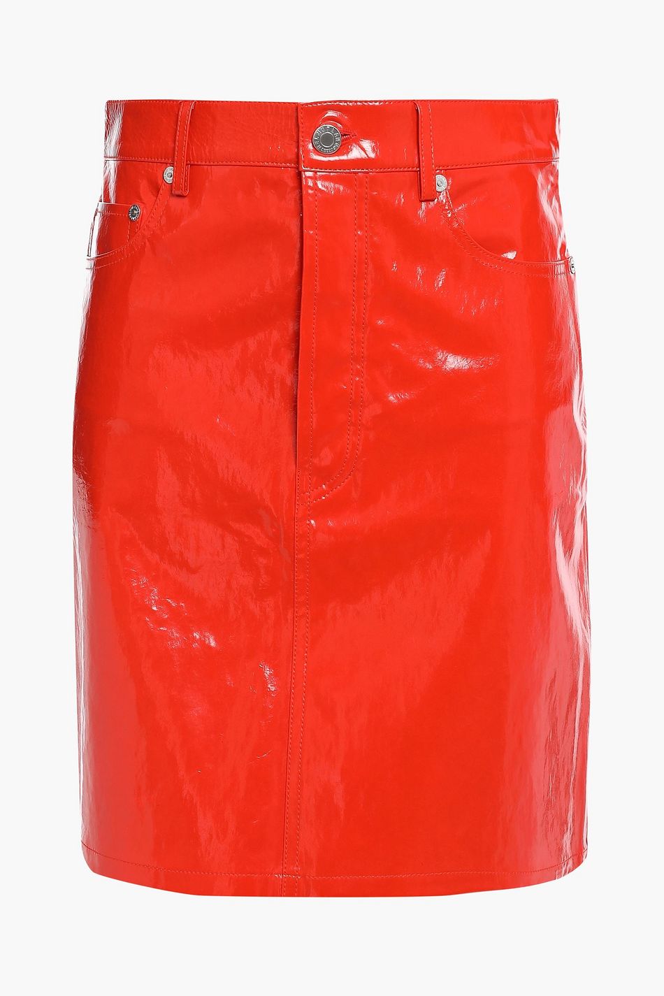 helmut lang red zip up