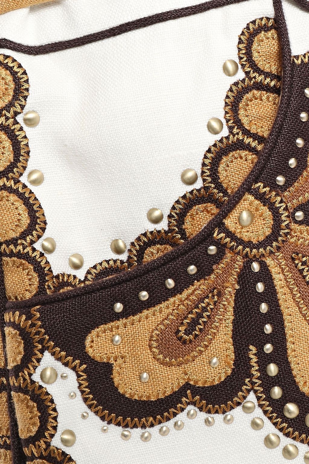 ZIMMERMANN شورت من الكنفا الكتاني المزين