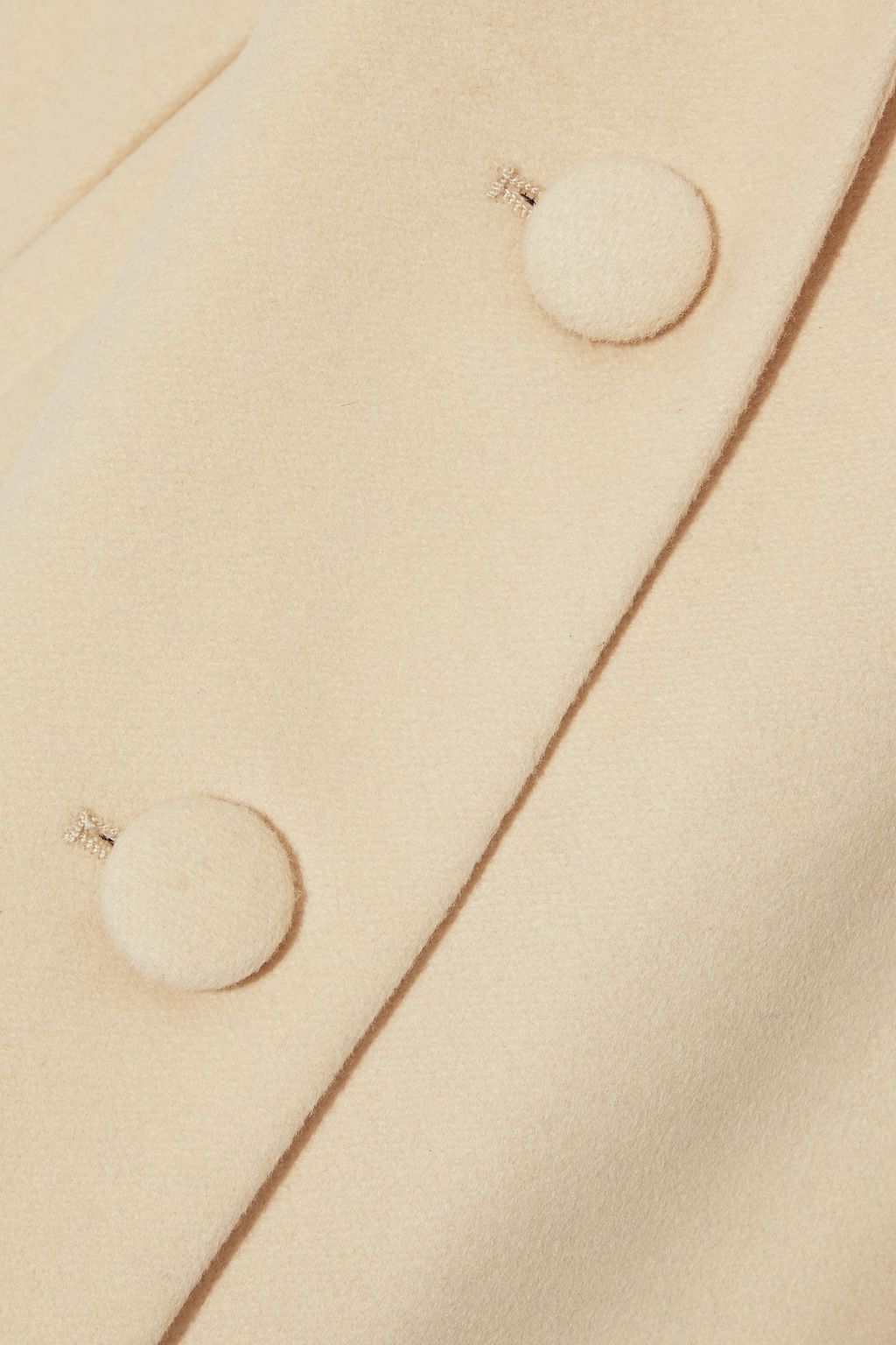 MES DEMOISELLES Hermann belted wool-blend felt coat