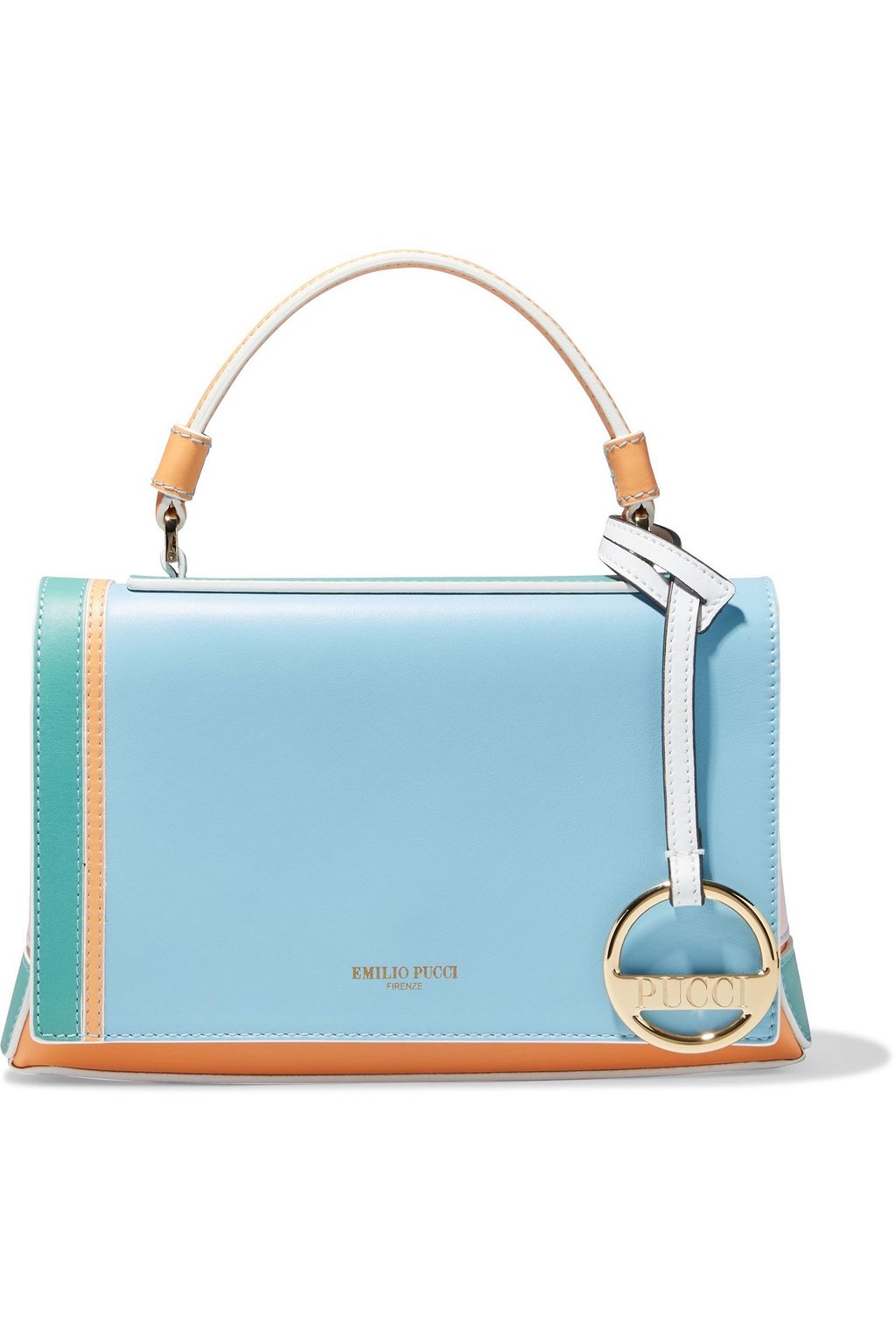 light blue designer bag