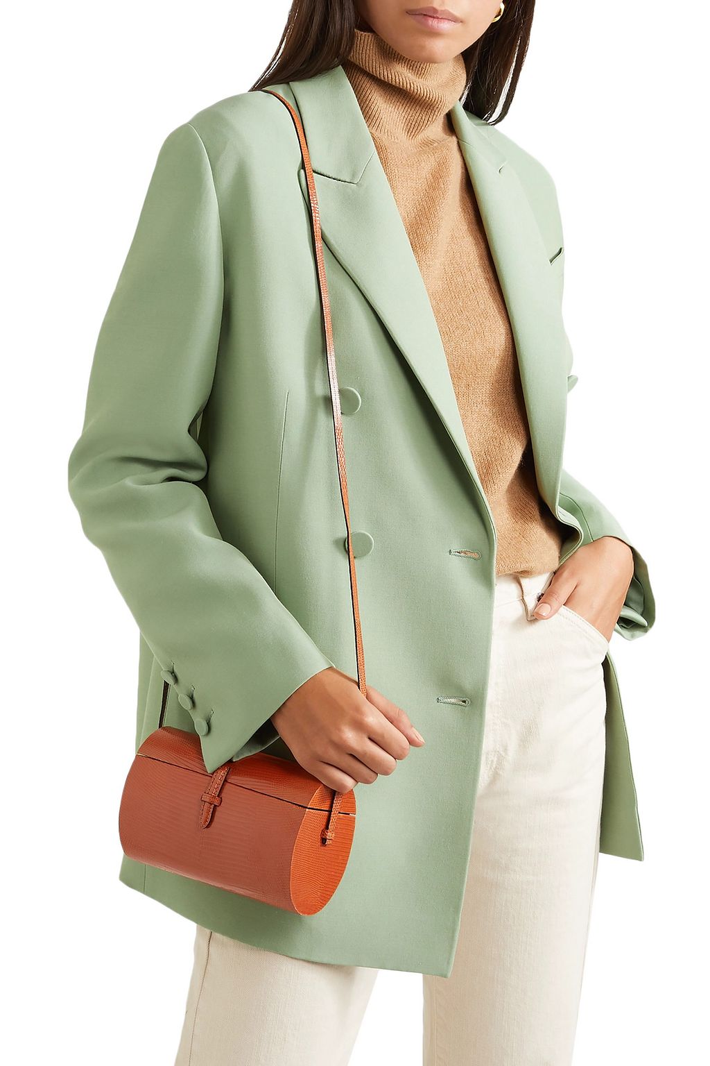 HUNTING SEASON Oval Trunk lizard shoulder bag