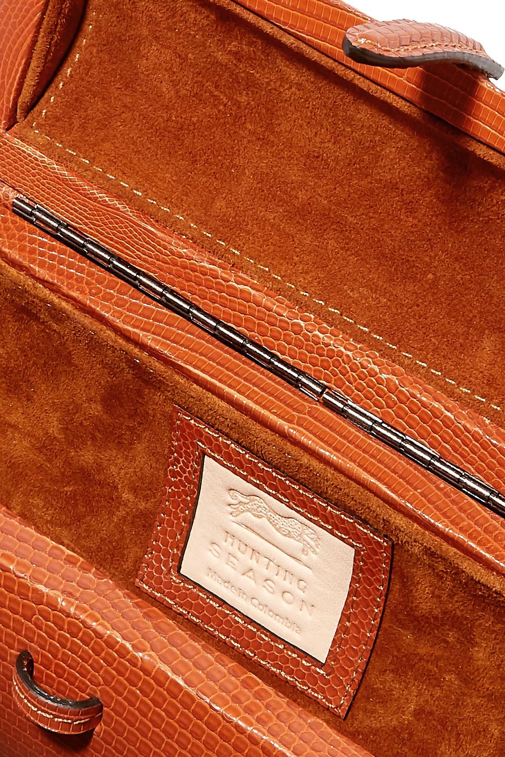 HUNTING SEASON Oval Trunk lizard shoulder bag