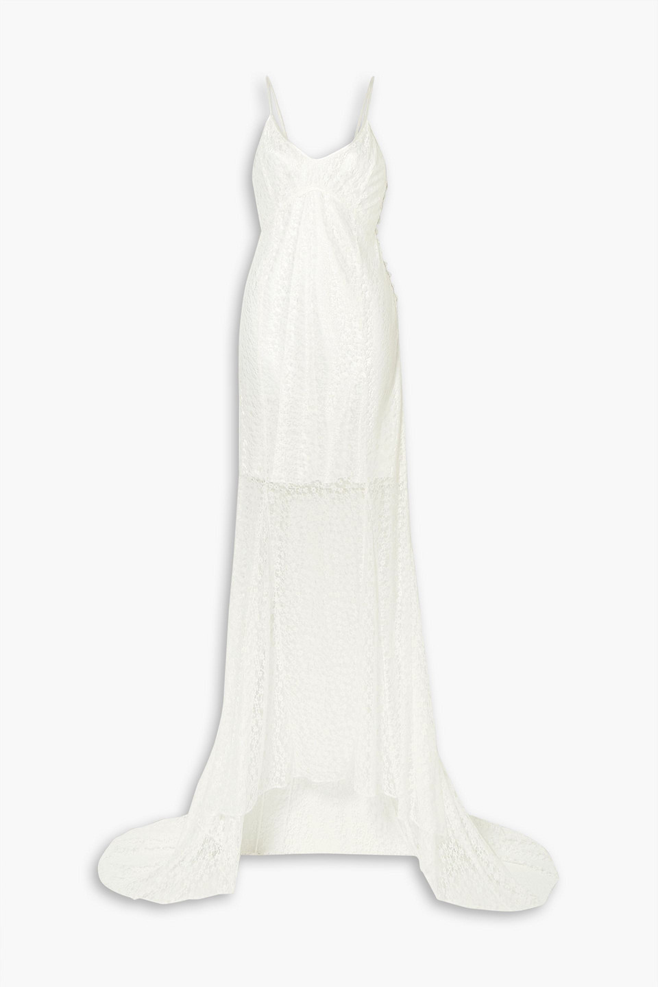 Les Rêveries Lace Gown In Ivory