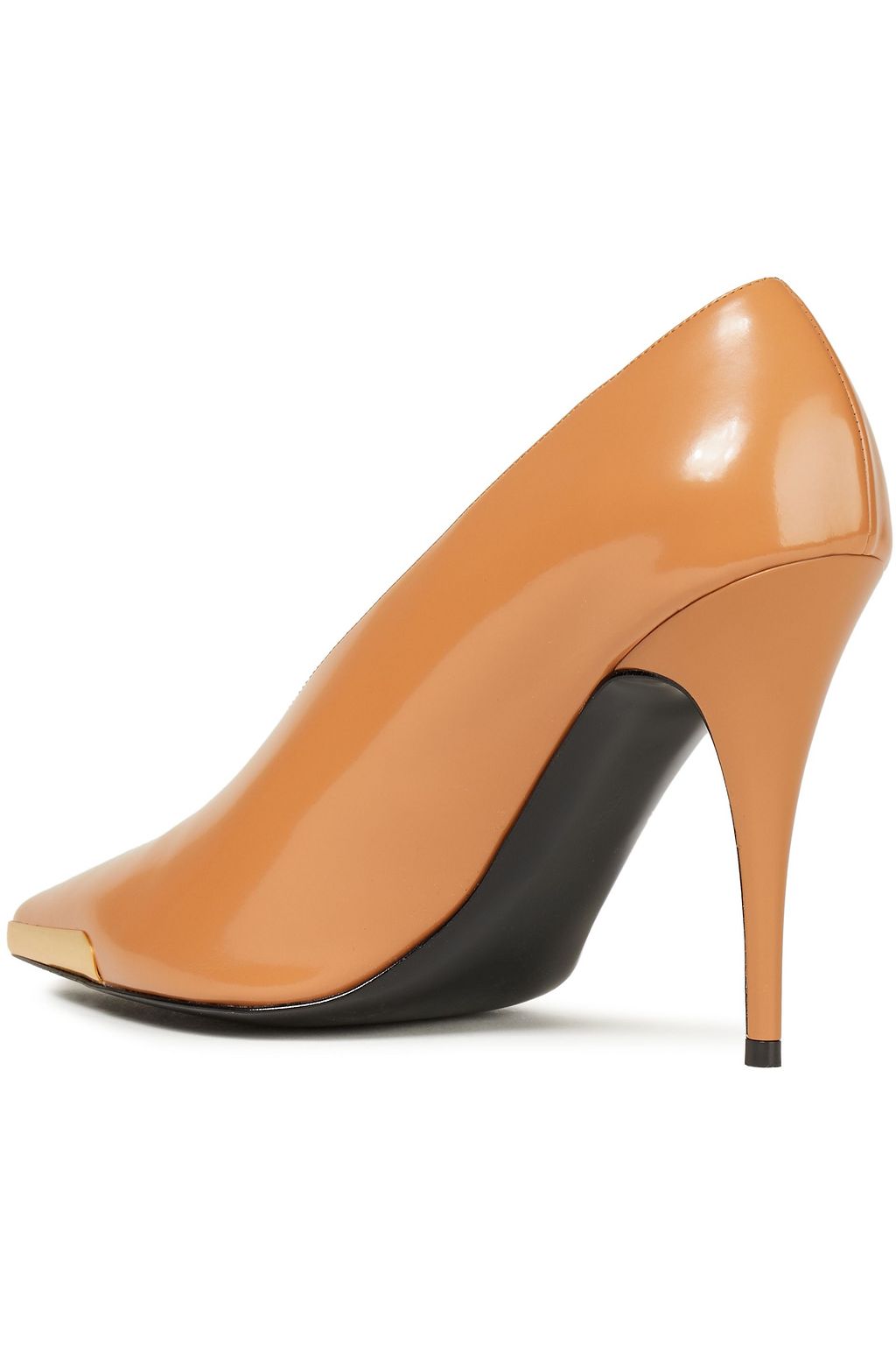STELLA MCCARTNEY Embellished faux patent-leather pumps