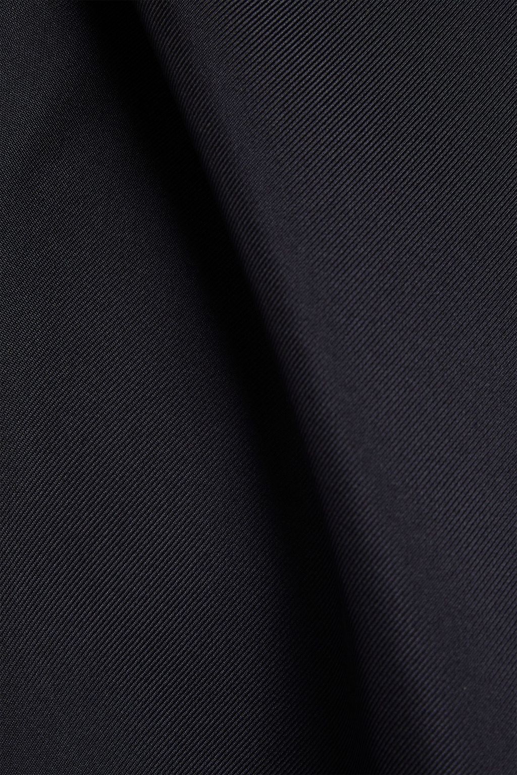 BRUNELLO CUCINELLI 원 슬리브 장식 디테일 실크 트윌 탑