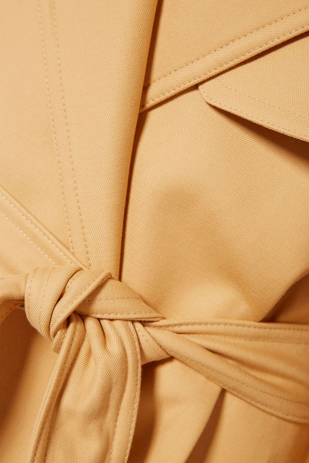 KHAITE Matthias belted cotton-gabardine trench coat