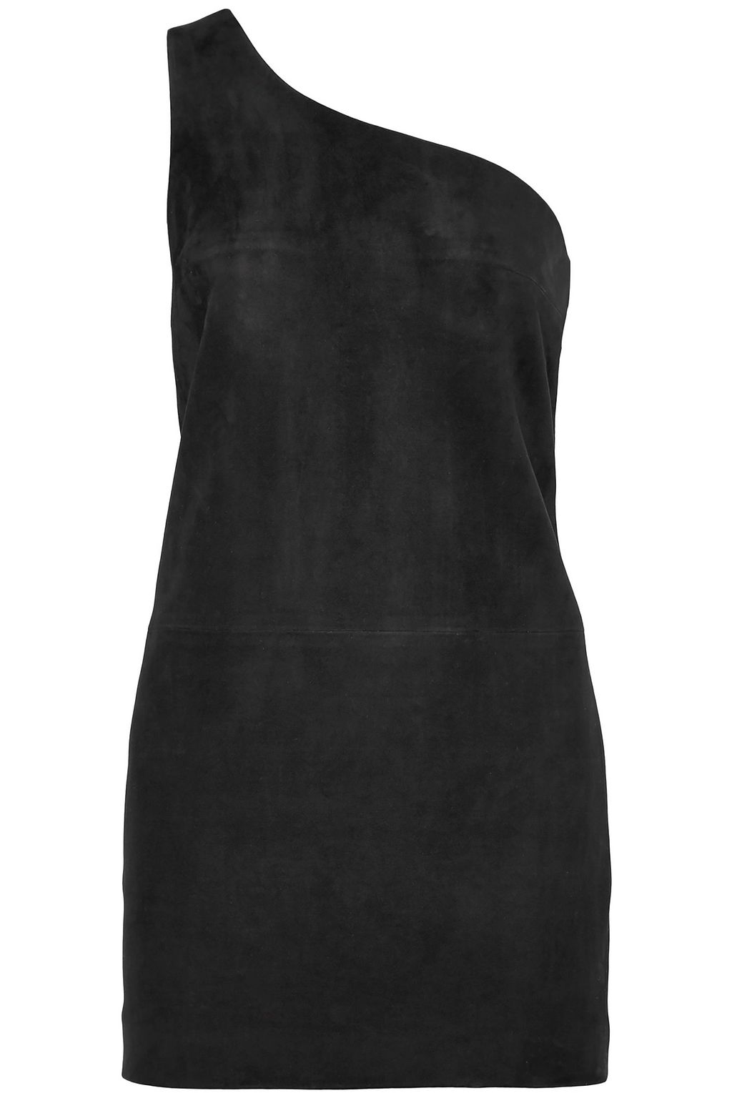 saint laurent one shoulder mini dress