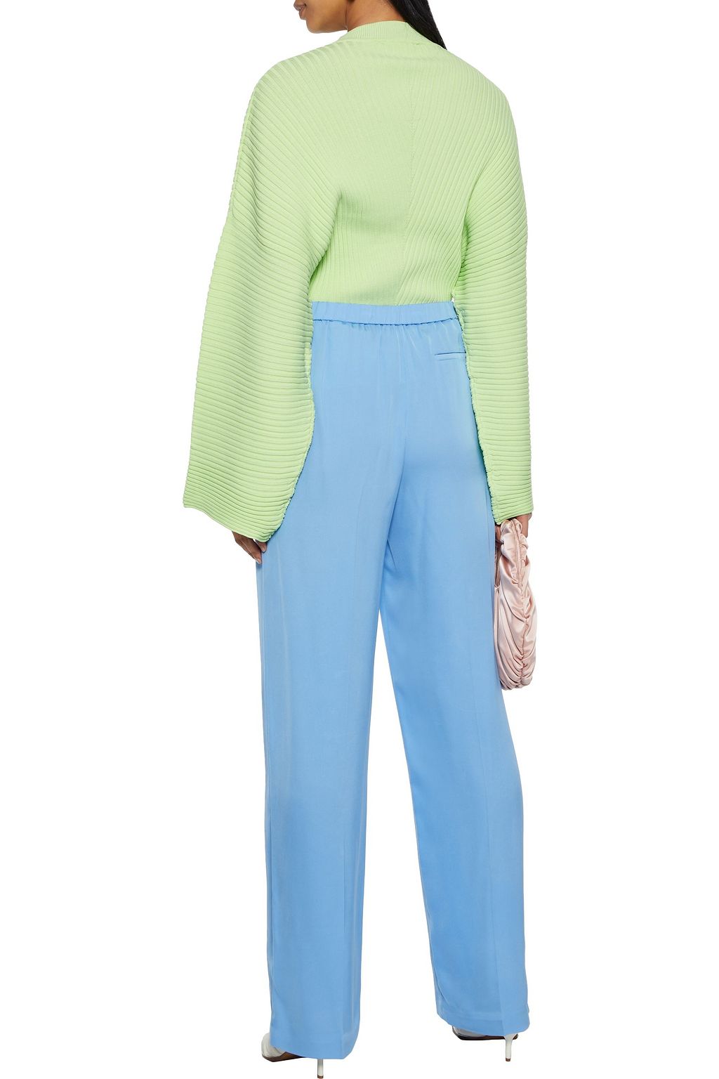 SOLACE LONDON Raynel ribbed-knit sweater