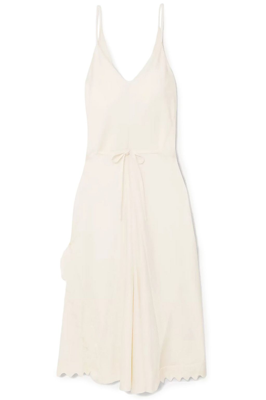 crepe slip dress