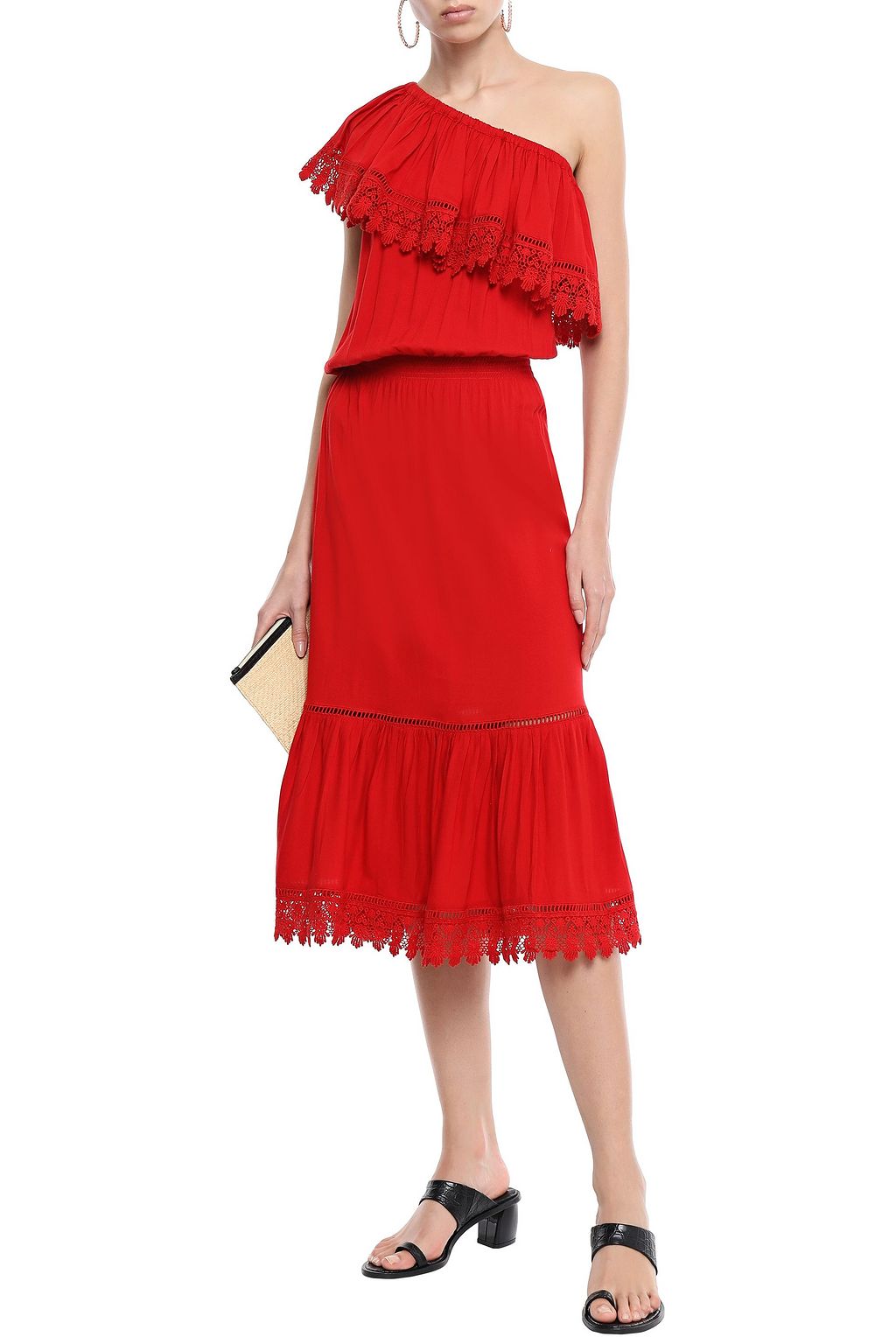 melissa odabash red dress