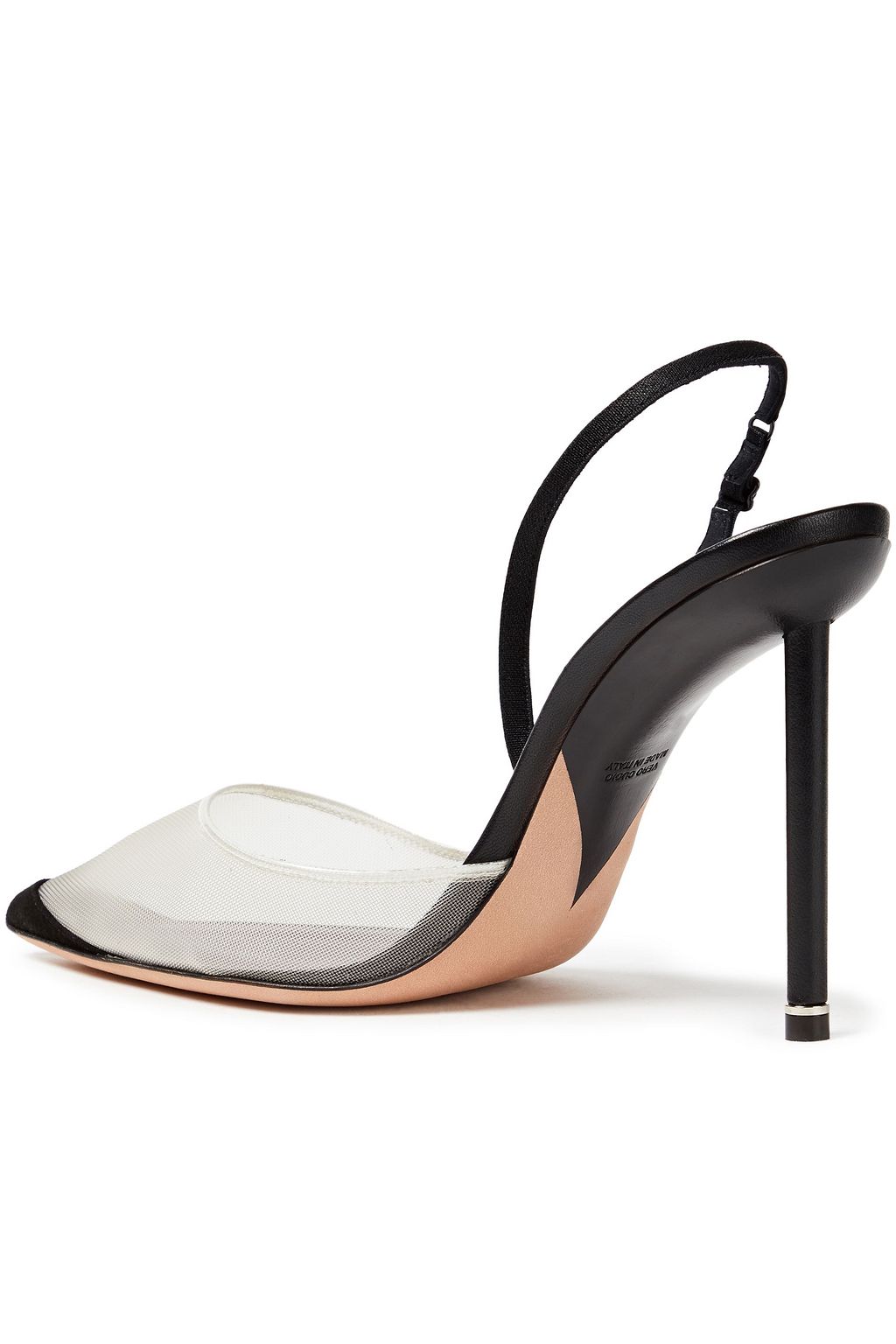 Alexander wang alix mesh and suede slingback pumps Clearance